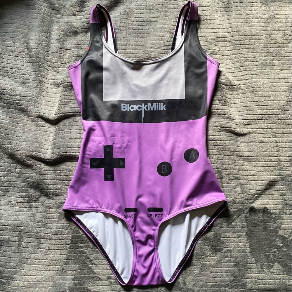 BlackMilk Purple Gamer Swim